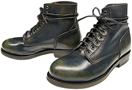 Amazon ブッテロ レザーレースアップブーツb44シューズpe Aspoh 08 Navyネイビー アンティーク加工メンズ サイズ39 5 40 41 5 42 42 5 43 44 並行輸入品 ブーツ