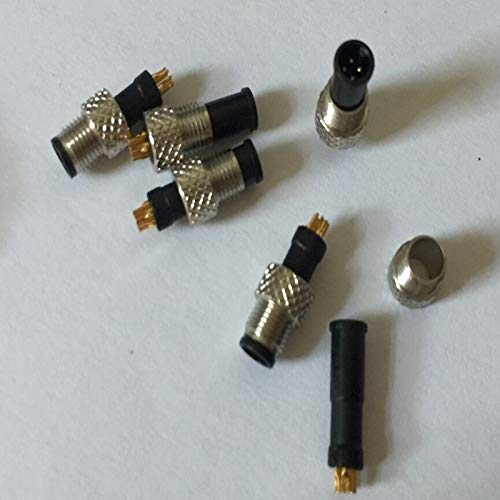 Davitu Electrical Equipments Supplies - Connector M5 4P Male Connector Pinhole 5pcs/lot and original
