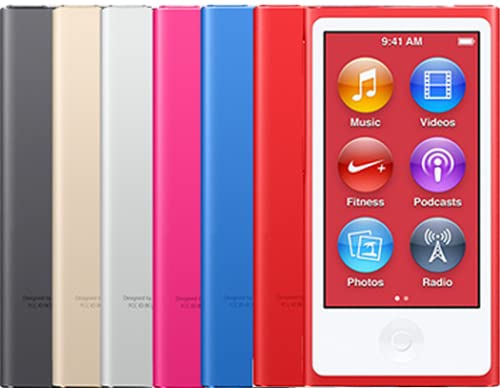 M-Player compatível com iPod Nano 7ª geração (cinza espacial de 16 GB)