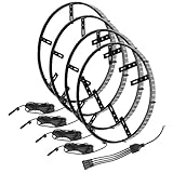 ORACLE Lighting 4228-001 Set of White Double Row...