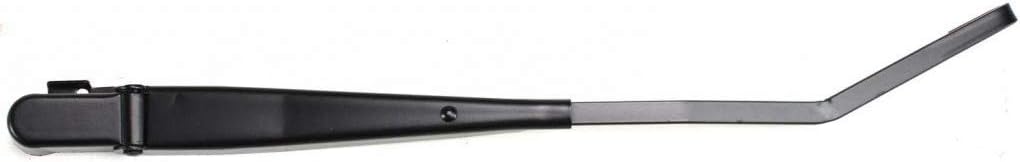 For Jeep Wrangler TJ Wiper Arm 1997-2006 Driver OR Passenger Side | Single Piece | Front | Black | Steel | 55155658