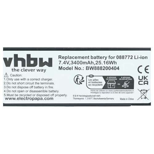 vhbw batterie compatible avec Bose Soundlink Mini 2 haut parleurs enceintes 3400mAh 7.4V Li Ion - vue 6