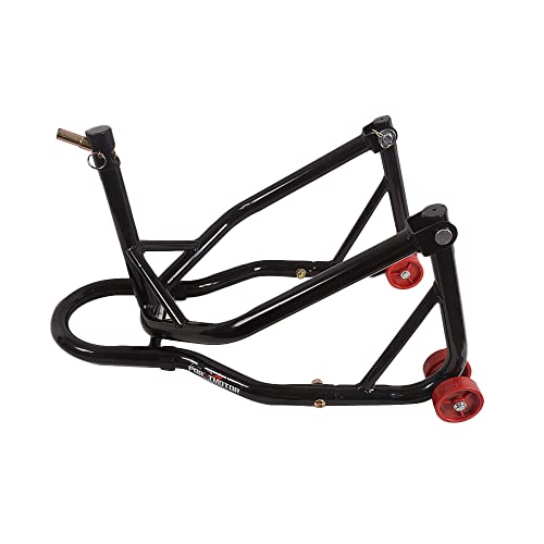 Porotmotor Motorcycle Triple Tree Headlift Stand Front Stand Motorcycle Stand Sport Bike Universal Front Wheel Lift Stand (Small Wheel) #TOP1
