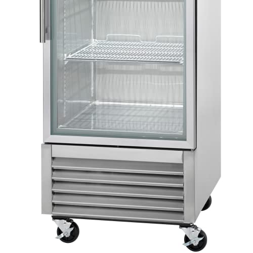 Arctic Air Agr23 27" One Section Glass Door Reach-In Refrigerator, Single Door, 23 Cubic Feet, 115V #TOP3