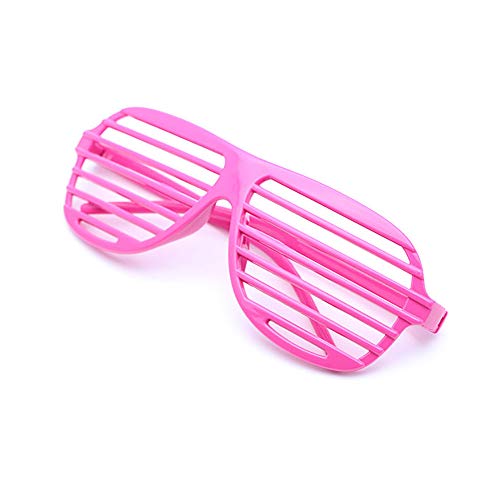 Women's 80s Costume Accessories Set Neon Necklace Bracelet Earrings Fishnet Gloves Leg Warmers shutters Glasses for Party Cloth Accessory - Thumbnail 5