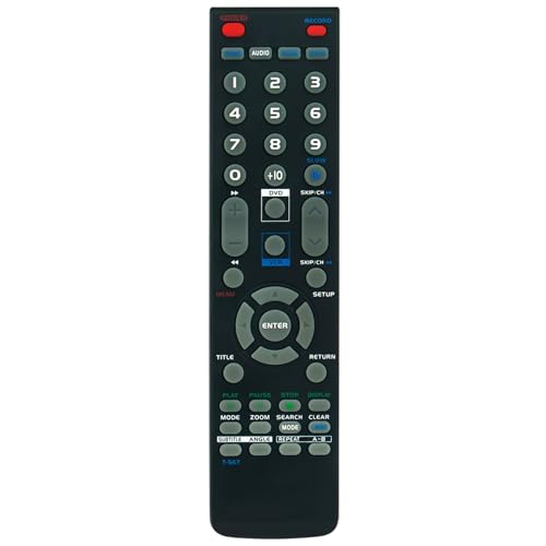 NA259 Replacement Remote Control Applicable for Sylvania DVD VCR Combo NA259UD DVC860D SSD803 RSDCD2203 DCD2203 CDVC800D DVC880D NA202 SSD800 DVC800C DVC800CC