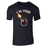 Pop Threads Im Your Cherry Bomb Black M Graphic Tee T-Shirt for Men