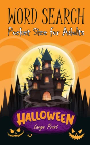 Word Search Pocket: Halloween Pocket Size for Adults with 1000 Words to Find, with full Solutions