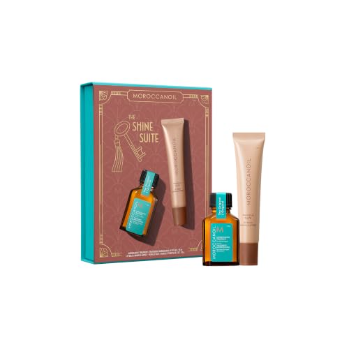 Image of Moroccanoil Shine Suite Stocking Stuffer - Treatment 15ml & Lip Vanilla