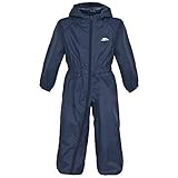 combinaison de ski Trespass Button Mixte Combinaison de Ski à Capuche Poches extérieur - Bleu Marine - 6-12M