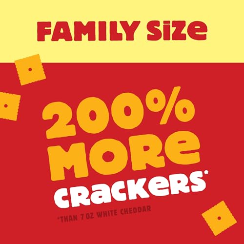 Cheez-It Baked Snack Crackers - Family Size White Cheddar - 620ml - Image 7