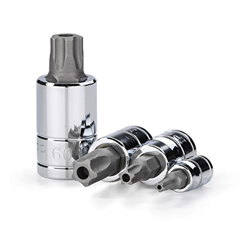 Neiko 10085A Tamperproof Torx Plus Bit Socket Set | 12 Piece | 8 Ipr - 60 Ipr | 5 Point Star | Cr-V And S2 Steel | High Impact Abs Blow Molded Case #TOP1