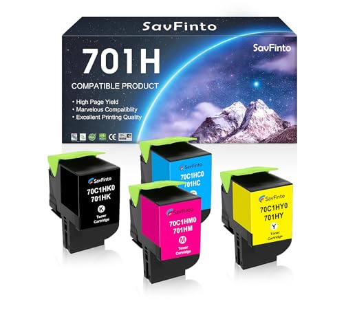 Cartouche toner 701H pour éviter les pannes sur Lexmark CS410dn et CS310