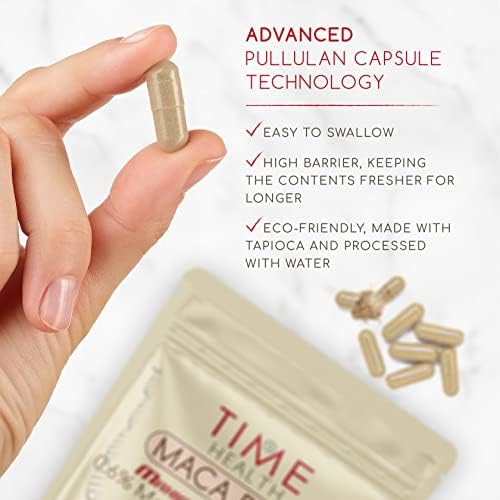 Maca Root High Strength 12:1 Extract - UK Manufactured - Zero Additives - Pullulan (120 Capsules)