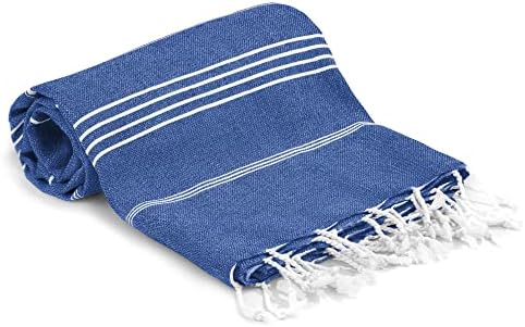 Large Turkish Peshtemal Bath Beach Towels Hammam Towels for Sauna, Spa, Yoga, Picnic and Beach  100 x 180 cm - 39 x 71 inches (Light Grey, 1)