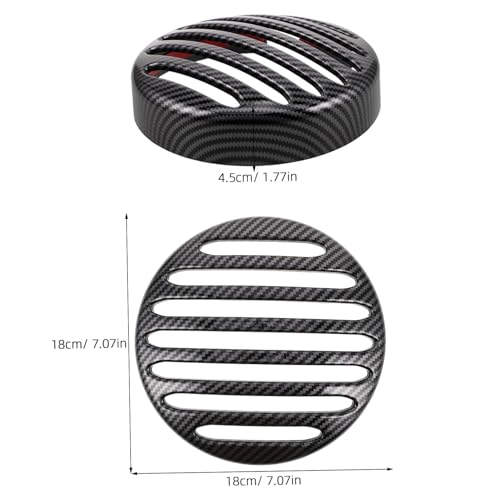Protection phare ronde compatible robuste cache optique durable