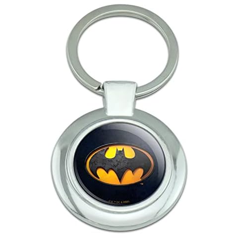 GRAPHICS & MORE Flash Batman Round Keychain Cover