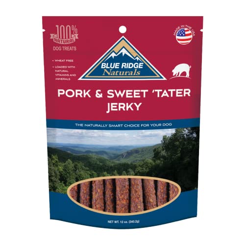 Blue Ridge Naturals Pork Sweet Potato Jerky Dog Treats, 12 Oz. #TOP6