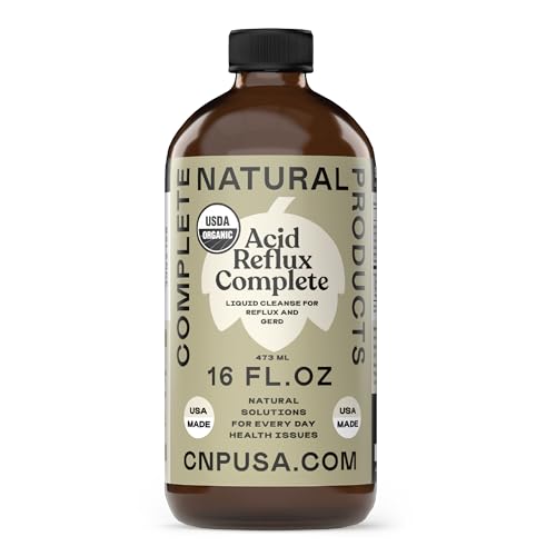 Reflux Pro Liquid Supplement 16oz - Organic Acid Reflux Cleanse Formula with Apple Cider Vinegar...