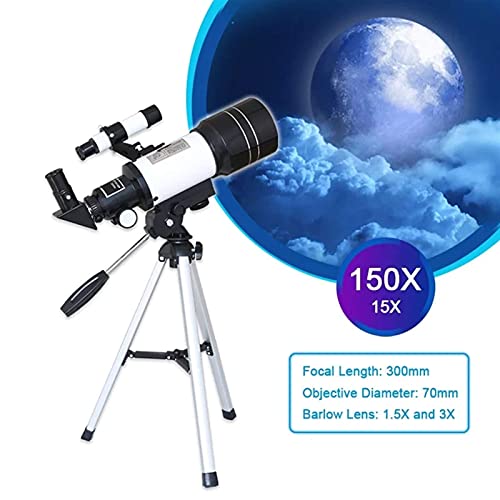 Binoculares Telescopio Astronómico 150X 70mm con Trípode miniatura 3
