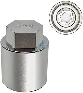 JL 704 for 27mm Nuts, Wheel Locking Nut Key for Jeep (JL) Dodge, Lock Socket Adapter Anti-Theft Lug Removal Tool, Anti-Theft Screw Remover Hand Repair Tool