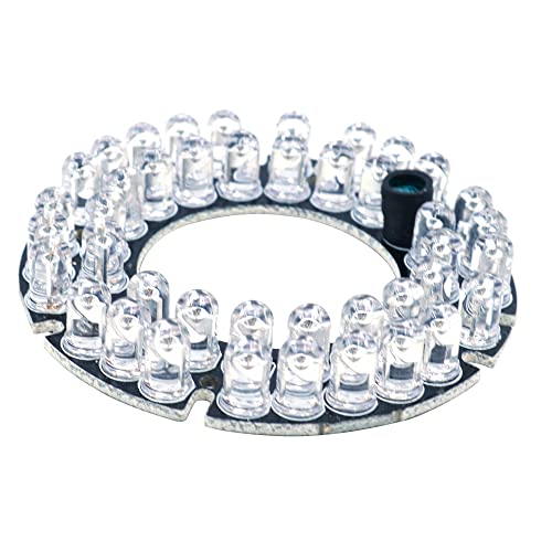 CENPEK 42 LEDs 850nm IR Infrared Board 90 Degree Round Plate IR Illuminator Board Bulb for CCTV Security Camera