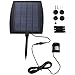 Produktbild OUNONA 2,5 W Solar Wasserpumpe Outdoor Bewsserung Tauch Brunnen f¨¹r Teich Pool Aquarium Brunnen Auslauf Garten Terrasse Maximale Fluss 300L / h