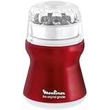 Moulinex AR1105 - Molino de café eléctrico, 180 W, color rojo