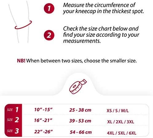KARM Plus Size 4XL Knee Support for Obese People - Extra Large Knee Support for Big Legs 5XL 6XL Thighs - Adjustable Knee Brace Plus Size for Arthritis Pain, Meniscus Tear, Women, Men (Size 3 Black)
