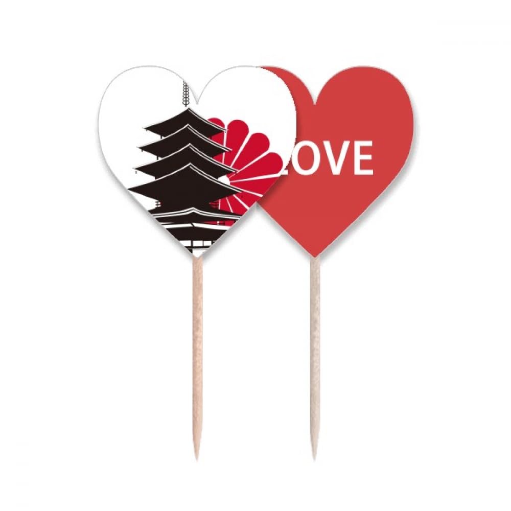 Cupcake pick avec motif temple pour sublimer vos buffets de mariage