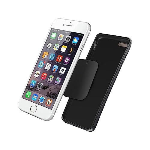 Suporte Veicular Magnético Universal, 6 imãs, compatível com smartphones até 6.5 polegadas, Preto/Al