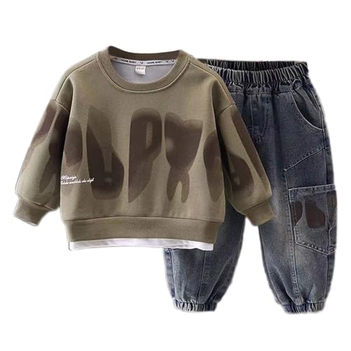 Sweat-shirt manches longues et pantalon bébé pour promenades d'hiver