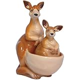 Westland Giftware Mwah Magnetic Kangaroos Salt and Pepper Shaker Set, 4-1/2-Inch