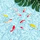 TOYANDONA 10 Mini-Koi-Fischfiguren – Winzige Goldfischmodelle Aus Kunststoff Für Mikrolandschaften Künstliche Fischtank-Dekoration Miniatur-Aquarium-Ornamente Gemischter Stil