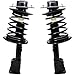 Detroit Axle - 2 Front Struts for 2001-2007 Dodge Caravan Grand Caravan Chrysler Town & Country 01-03 Voyager Complete Struts with Coil Spring 2002 2003 Replacement Ready Strut Shock Assembly