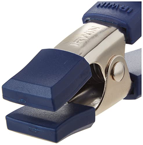 Image of IRWIN Tools QUICK-GRIP Metal Spring Clamp, 1-Inch (222601) , Blue (Pack of 2)