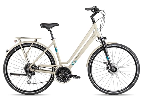 2R Manufaktur TLX24 Trapez | Trekkingbike | 28 Zoll Damenfahrrad | 24-Gang Schaltung | hydraulische Scheibenbremse | inkl. Straßenausstattung