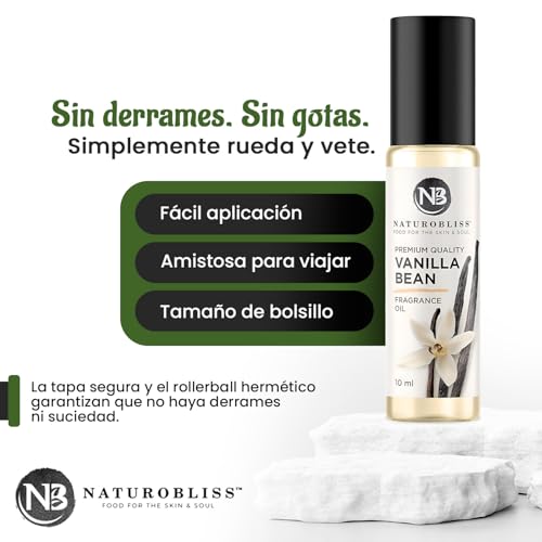 Image of NaturoBliss Vanilla Perfume, Fragrance Oil Roll On 10 ml