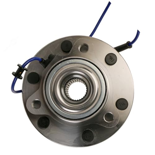 Image of Detroit Axle - 2pc Front Wheel Bearing Hubs Assembly with ABS & 6-Lug for 2017-2023 Nissan TITAN, Wheel Bearing Hubs Assembly 2018 2019 2020 2021 2022 Replacement