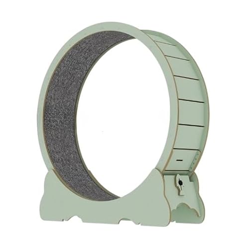 キャットホイール 大型 猫用回し車 猫の車輪 自走式 ルームランナー 猫 運動不足解消 静音設計(TPEローラー) ロック機能付き 組み立て簡単 猫爪とぎ付き 室内用 猫 ランニングマシーン 猫 ローラー 交換可能 キャットホイール 猫 大型 猫抓板 低騒