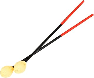 2piezas Mazos De Xilófono Mazos De Marimba Instrumento De Percusión Varillas Profesionales Percusión Color Amarillo