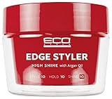 Eco Style Professional Styling Gel Edge Styler High Shine with Argan Oil - 8 fl oz (Pack of 1)