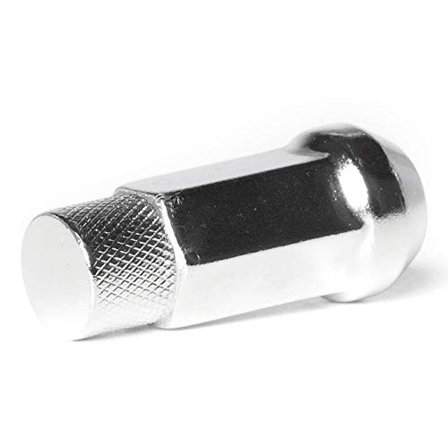 Image of Circuit Performance Forged Steel Extended Hex Lug Nut for Aftermarket Wheels: 12x1.25 Chrome - 20 Piece Set + Tool