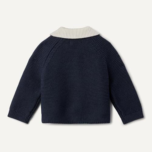Image of Amazon Essentials x Sofia Grainge Unisex Toddlers and Babies' Peter Pan Collar Sweater Jacket
