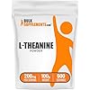 BulkSupplements.com L-Theanine Powder - L-Theanine Supplement, L-Theanine 200mg - Amino Amino Supplement, Pure & Gluten Free, 200mg per Serving, 100g (3.5 oz) (Pack of 1)