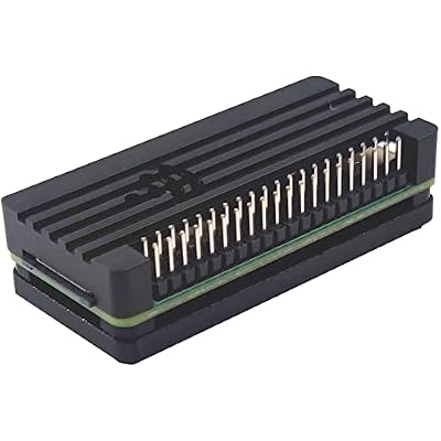 Raspberry Pi Zero 2W Case - Aluminum Passive Case with Pin Header for Zero 2W/W