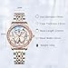 Imagen de RORIOS Relojes Mujeres Luminoso Esqueleto Reloj con Correa de Acero Inoxidable Mecánico Automático Reloj Diamante Relojes de Pulsera