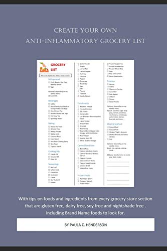 Creating Your Anti-Inflammatory Grocery List: A Focus On What You CAN Eat. Not What You Can't (Gluten Free, Dairy Free, Soy Free and Nightshade Free)