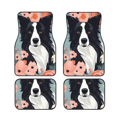 Tapis de sol auto néoprène BROLEO Border Collie, accessoires SUV résistants aux intempéries