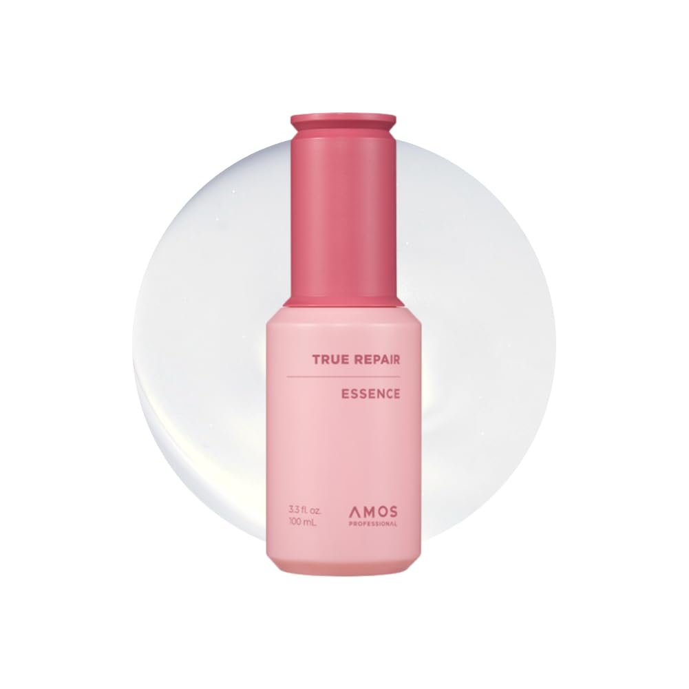 AMOS PROFESSIONAL True Repair Hair Oil l Heat Protectant, Visibly Smooths & Softens Hair, Anti-Frizz & Smoothing, For Dry & Frizzy Hair, 3.3 fl. oz.